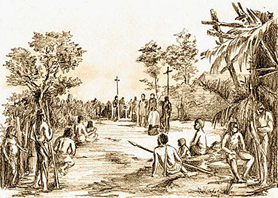 Llegada de los Agustinos