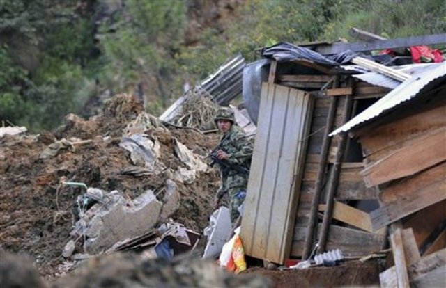 Mudslide in Colombia