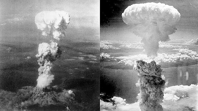 Estallan las dos Bombas Atómicas.