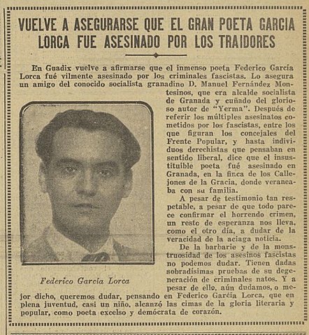 Asesinato de Federico García Lorca