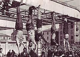 apresamiento y muerte de Mussolini