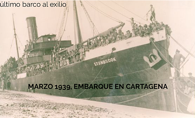 Embarque de los republicanos en Cartagena, marzo 1939