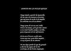 "sondeto de la dulce queja"