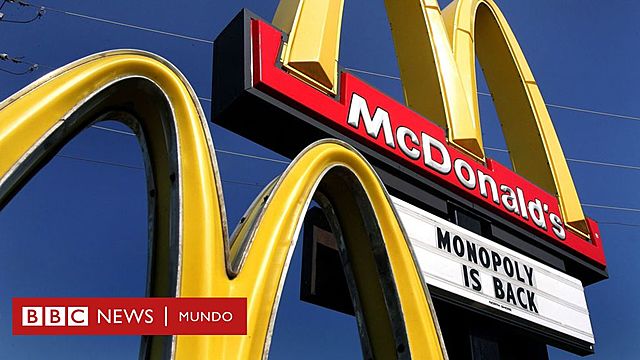 Juego del Monopoly del MCDONALDS