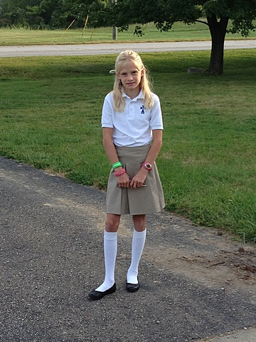 First day of sixth grade!!!!!!