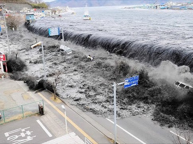 Tsunami hit Japan