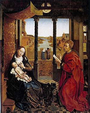 Van de Weyden: San Lukas Ama Birjina marrazten