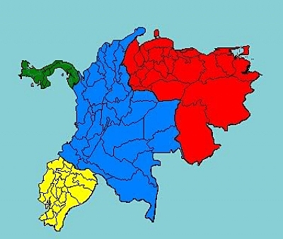 Aparición y disolución de la Gran Colombia