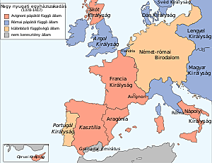 Nagy nyugati egyházszakadás