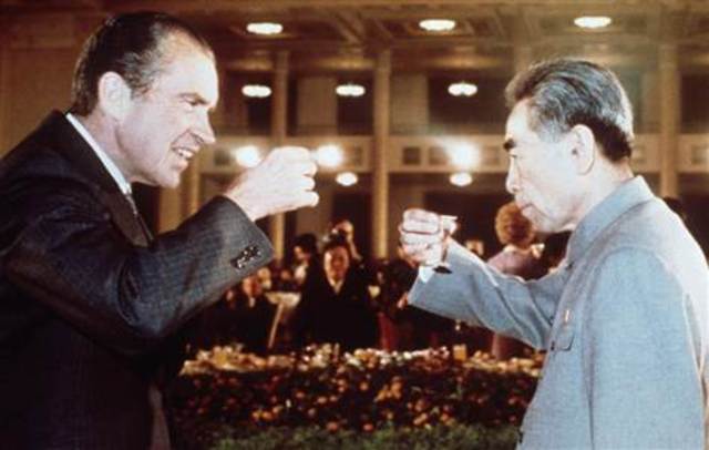 Nixon Becmes The First U.S. President To Travel To China