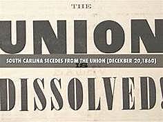 South Carolina Secedes from the Union