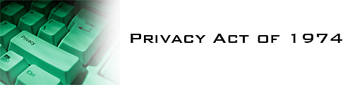 Privacy act of 1974
