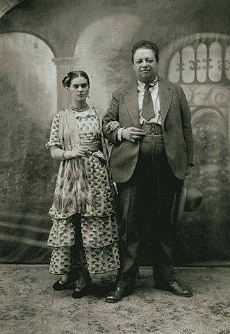 The marriage of Diego and Frida
