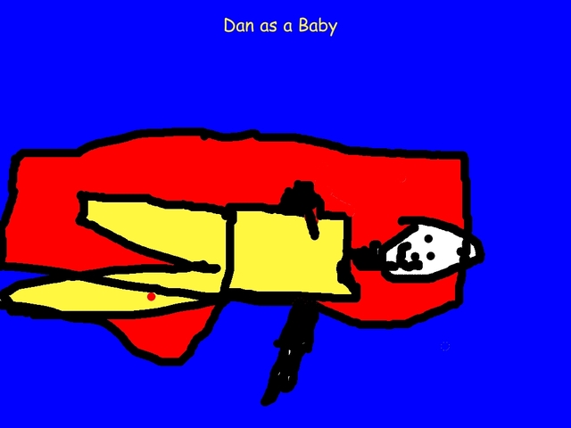 dan as a  baby