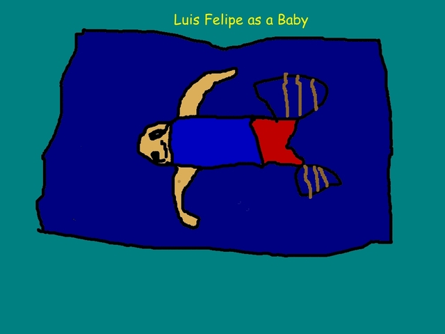 luis felipe as a baby