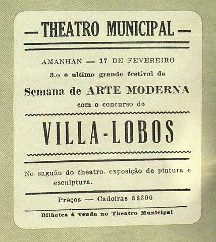 1922 - Semana da Arte Moderna