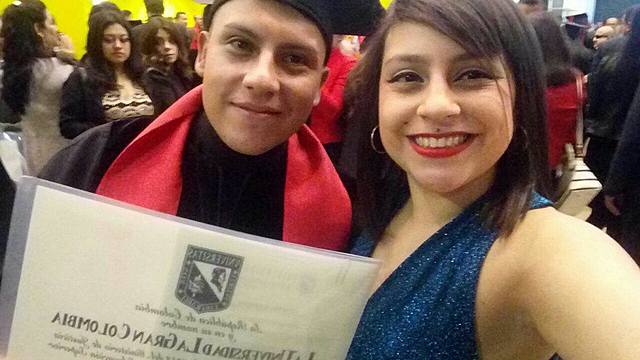 Grado de mi hermano.