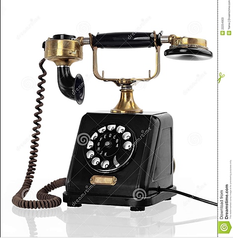 Första telefonerna 1900