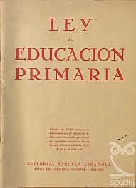 LEY DE EDUCACIÓN PRIMARIA