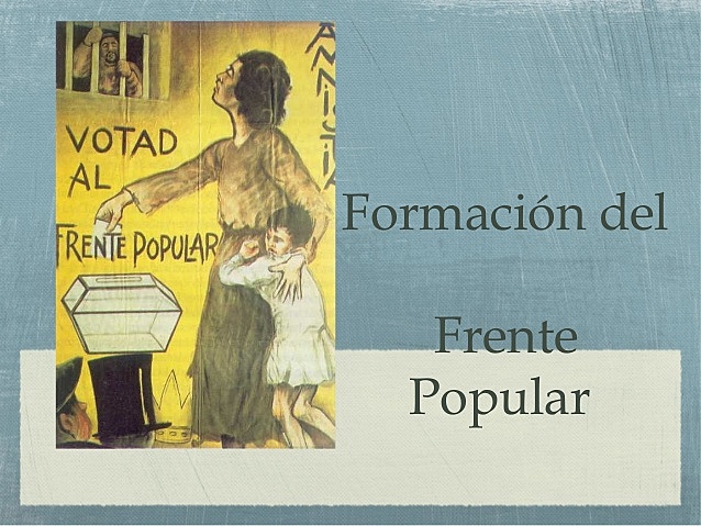 Formacion del Frente Popular