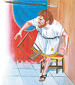 Saul tries to kill David