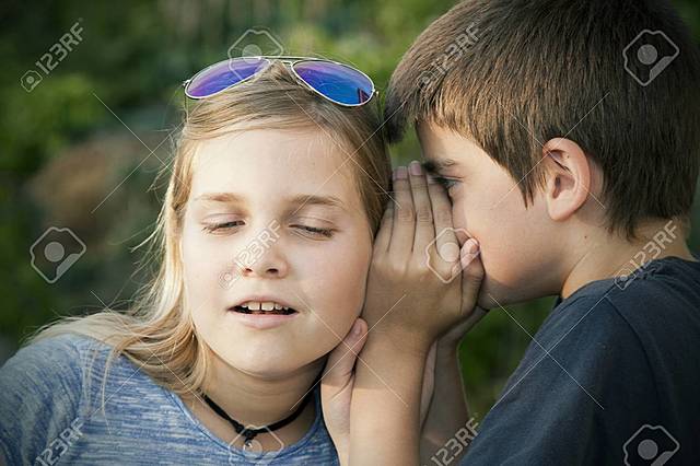 They dicide to not tell anyone about it beacuse it will sound ridicolous