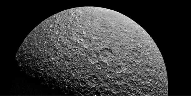 Rhea dicovered by Cassini