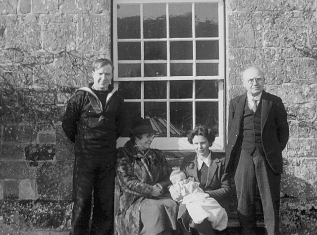 Growing up him and his parents.