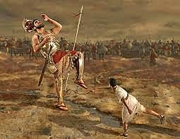 David kills Goliath