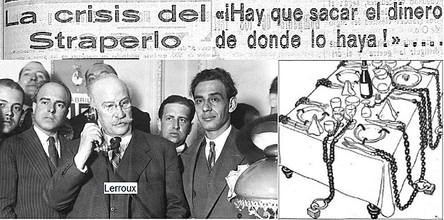 Fin del bienio radical cedista y los escándalos del Partido Radical.