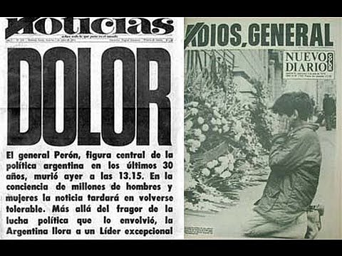Fallece Juan Domingo Perón
