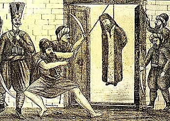 Απαγχονισμός του Πατριάρχη Γρηγορίου του Ε'