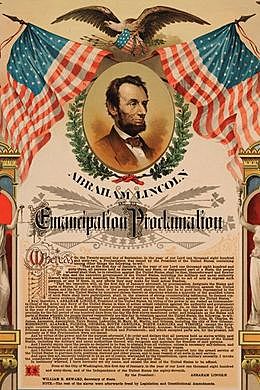 the Emancipation Proclamation