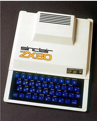 Sinclair ZX80 microcomputer