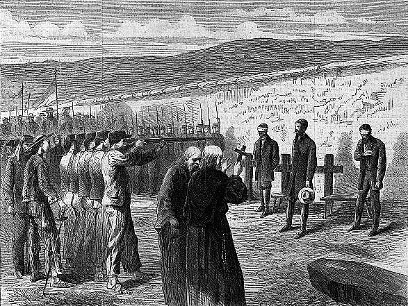 Fusilacion en Queretaro