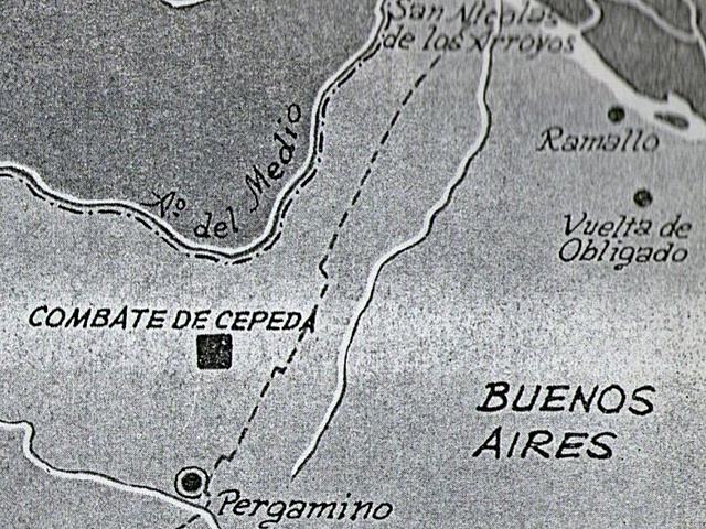 La primer Batalla de Cepeda