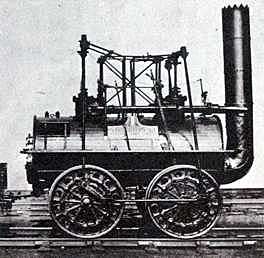 Stephenson construye la primera locomotora