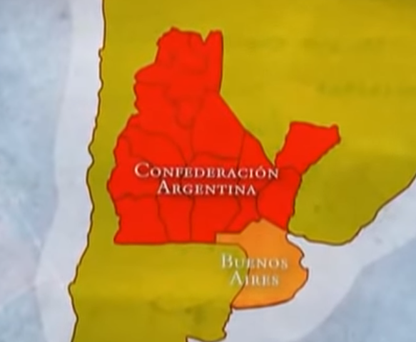 Buenos Aires se separa de la Confederación Argentina