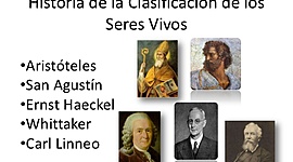 Timeline: Aspectos históricos de la clasificación de los seres vivios