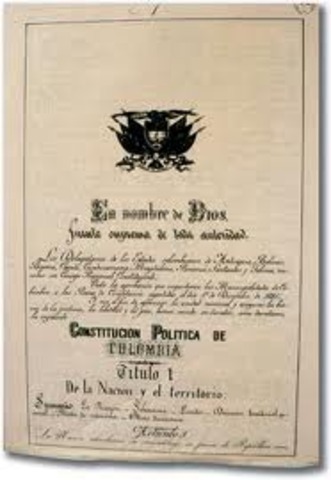 Constitución politica de 1886