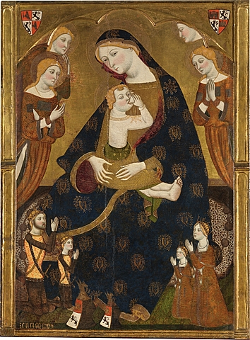 Empieza el estilo francogótico (pintura gótico-lineal)