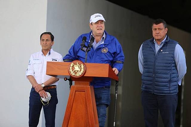 Hospital provisional en el Parque de la Industria