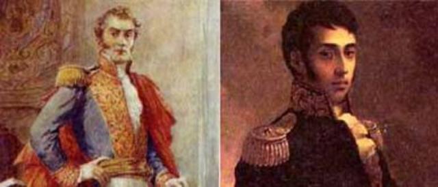 El Libertador nombra a Nariño como Vicepresidente de Colombia