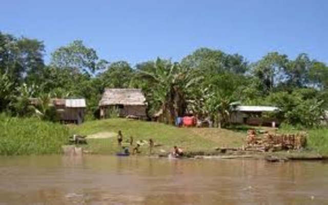 El puerto colombiano de Leticia