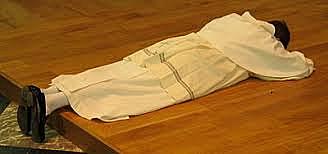 Lutero toma sus votos como monje