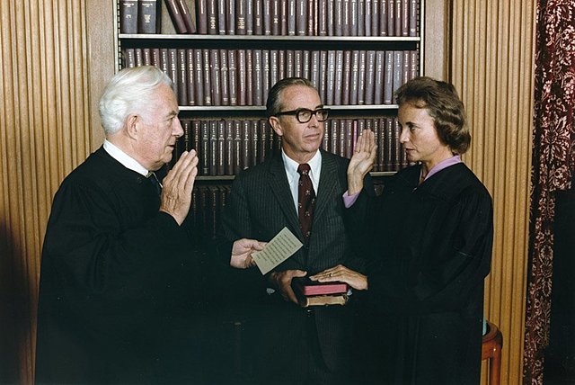 Sandra Day O'Connor appointed as first female on supreme court