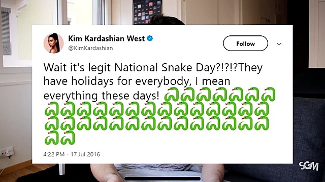Kim K. calls Swift snake