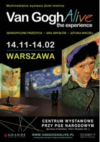 Van Gogh ALIVE The Experience Warszawa