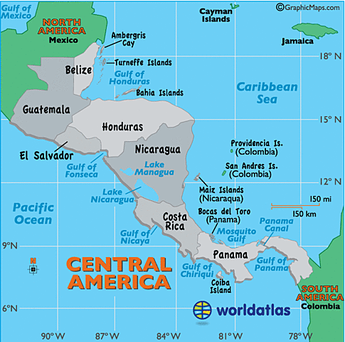 Christopher Columbus's 4th voyage (central America)
