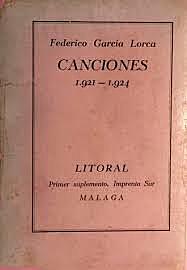Obra literaria Canciones ( Lorca )